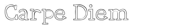 Carpe Diem font preview